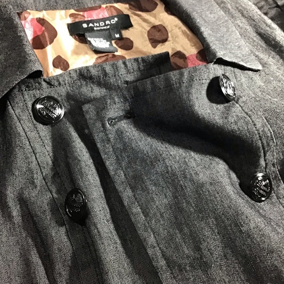 Sandro jean Jacket double breasted peplum - Picture 8 of 13